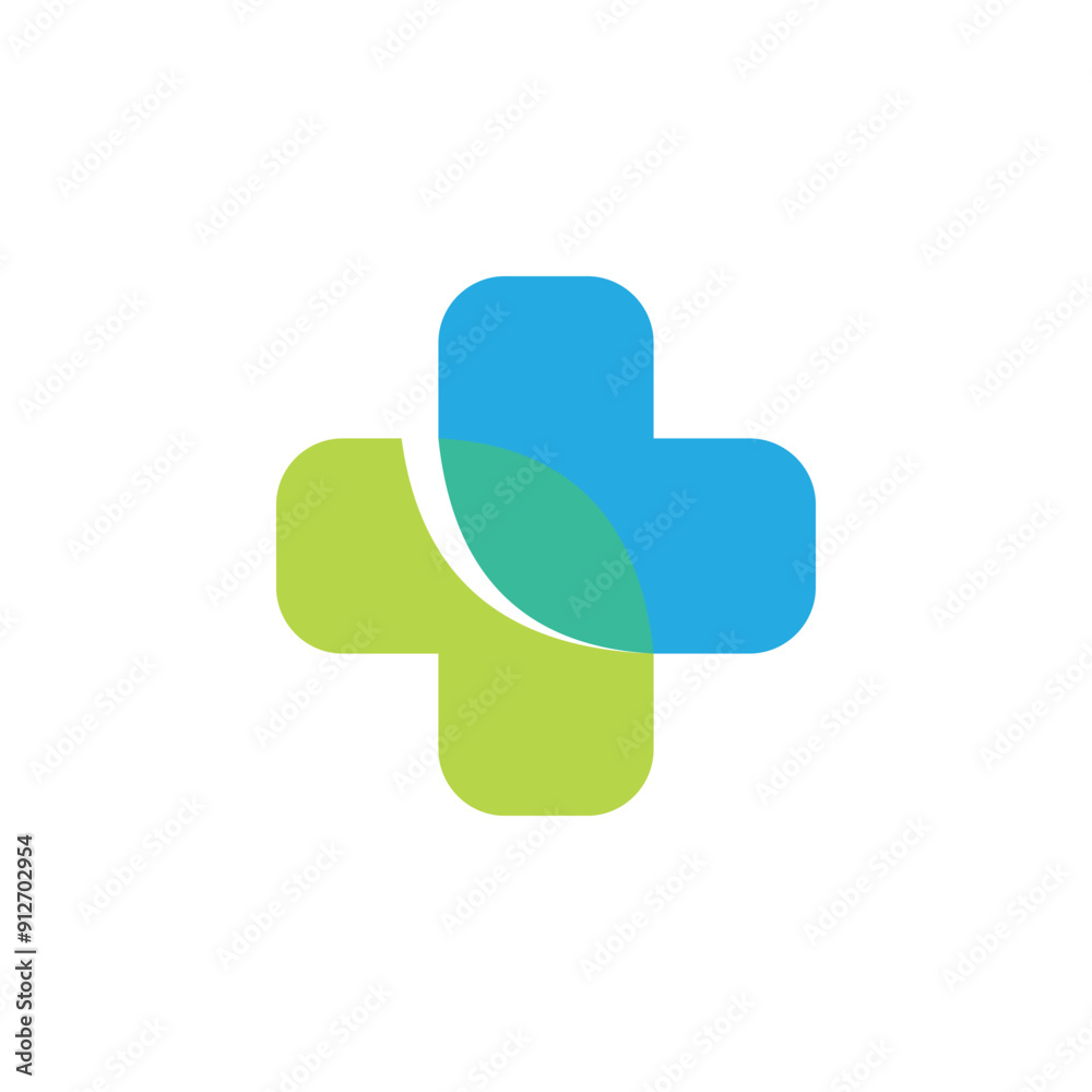 Modern Health Care Medical Logo design template - Modern Health Cross Symbol Modern Health Care Medical Logo design template - Modern Health Cross Symbol