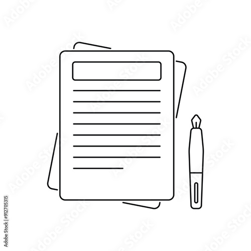 Agreement vector icon