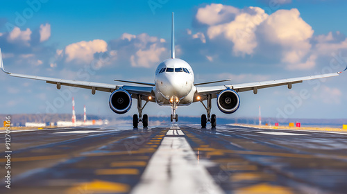 Airbus on runway 