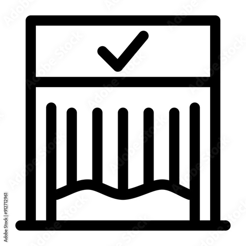 Voting booth icon