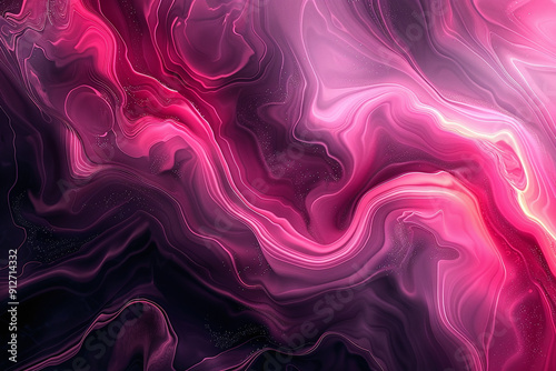 Obraz na płótnie Abstract Pink and Purple Swirling Marble Texture w salonie