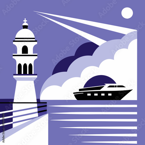 Realistic Vintage Travel Poster