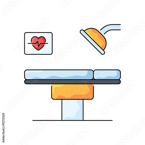 Operating room vector icon