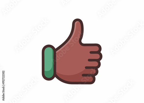 Thumbs Up Icon Design: Elegant Vector Illustrations & Art