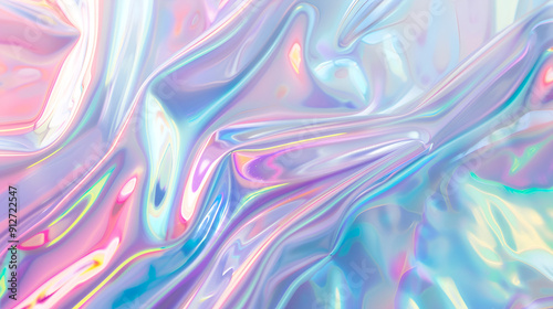 Abstract background with fluid organic shapes like bubbles milk swirls and streams of light trails Generated Ai photo