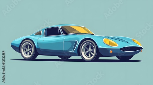 Blue car