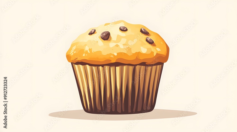 chocolate chip muffin chocolate chip muffin