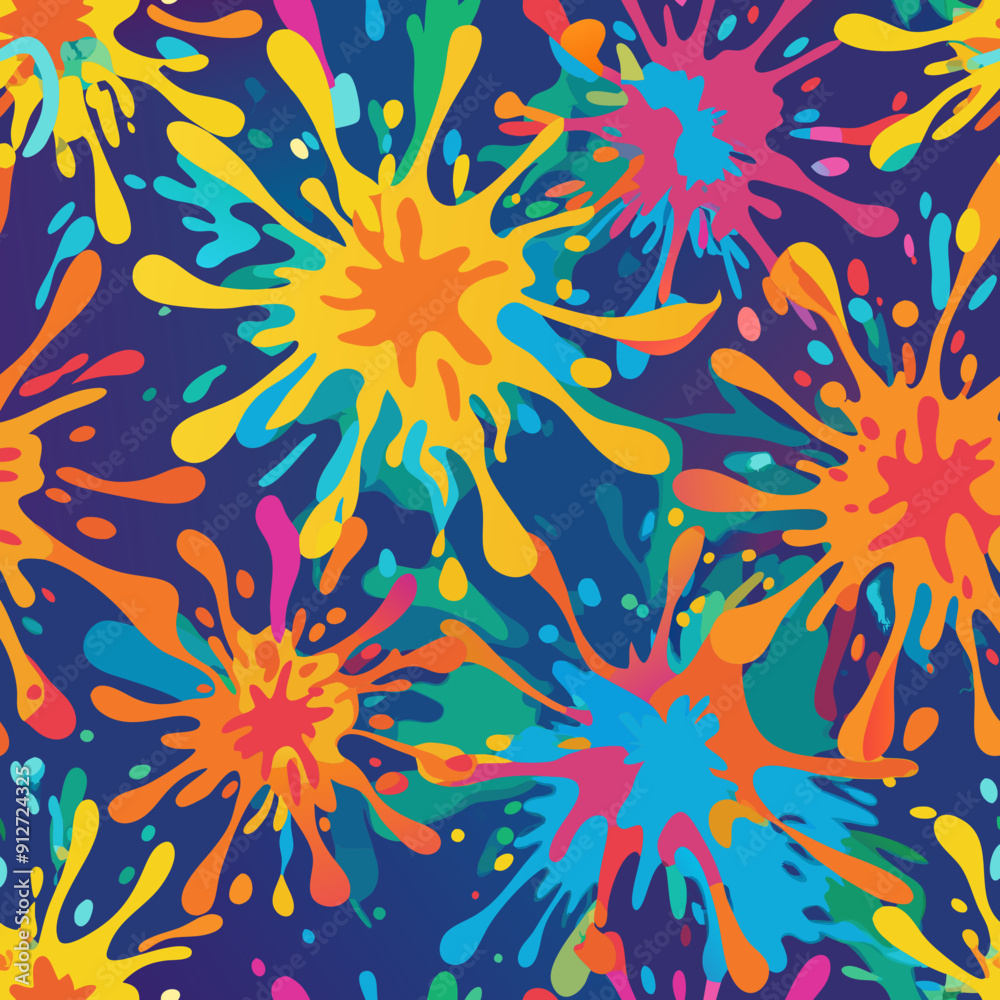 Vibrant Watercolor Splashes Texture Vibrant Watercolor Splashes Texture