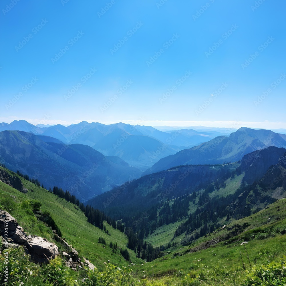 Fototapeta premium summer montain