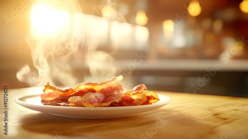 Steaming Hot Bacon photo