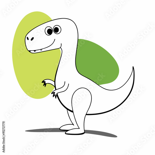 Playful Cartoon Dinosaur Designs