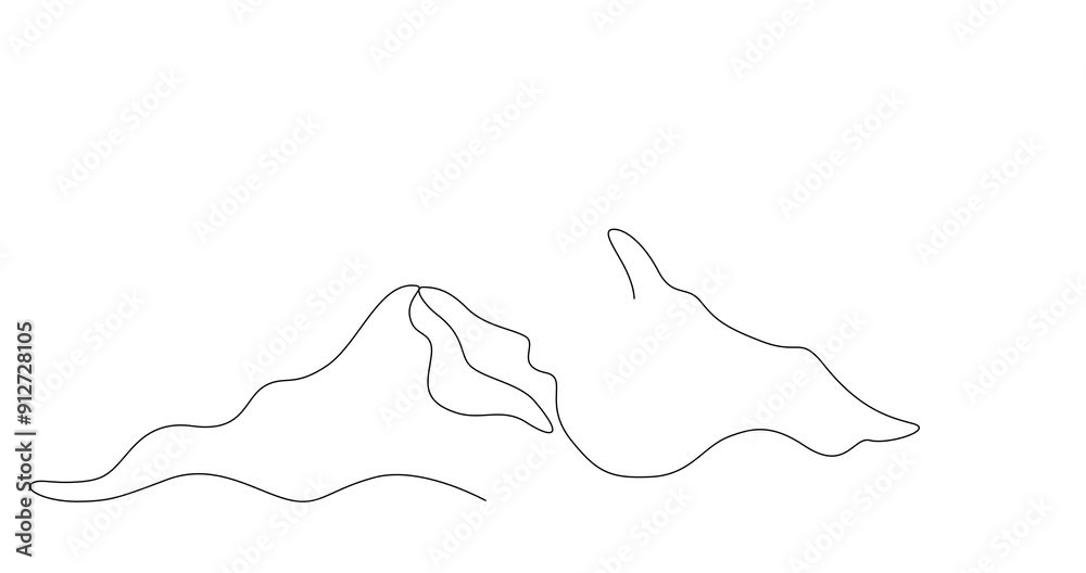 Landscape with hills and the sun, draws in continuous line in the minimalism, online artistic animation, continuous motion of the outline of the drawing, video of drawing with a line in 4k format
Landscape with hills and the sun, draws in continuous line in the minimalism, online artistic animation, continuous motion of the outline of the drawing, video of drawing with a line in 4k format