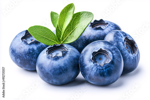 bluebery isolated on white background