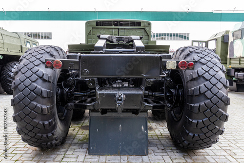 parts for multi-axle high-traffic vehicles. chassis, frame, suspension