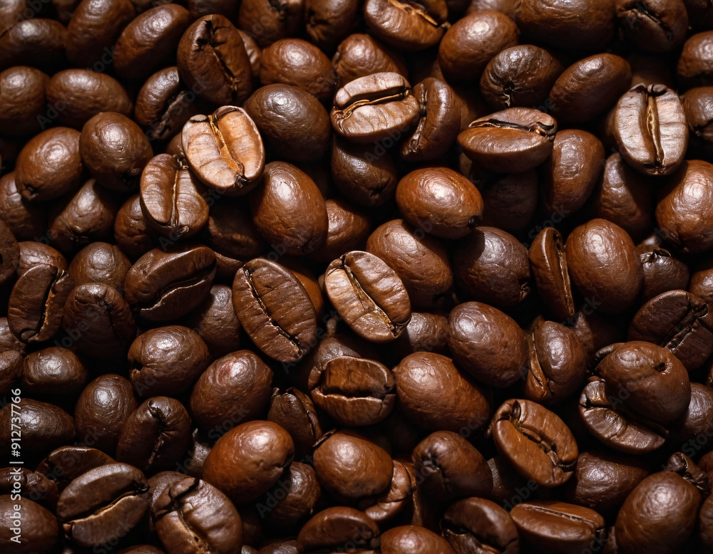 roasted coffee beans close-up roasted coffee beans close-up