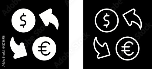 Currency Exchange Vector Icon