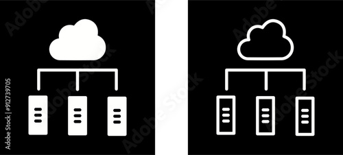 Digital Library Vector Icon