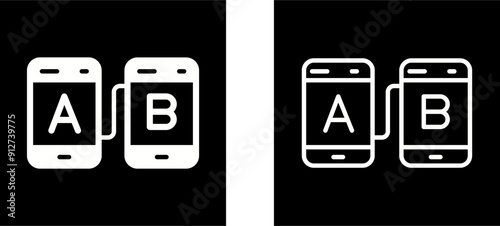 AB Testing Vector Icon