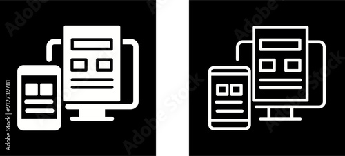 Adaptive Layout Vector Icon