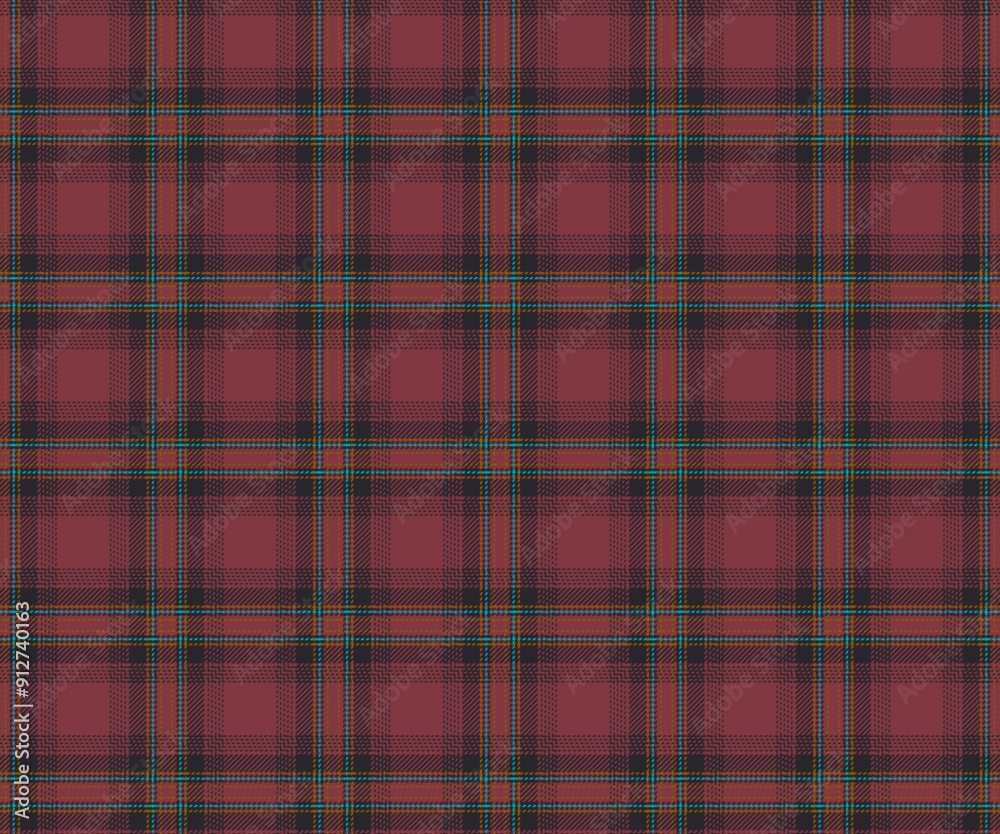 Plaid pattern, red, black, green, yellow, seamless pattern for textiles and design clothing, skirts, pants, aprons, tablecloths, blankets or decorative fabrics. Vector illustration. Plaid pattern, red, black, green, yellow, seamless pattern for textiles and design clothing, skirts, pants, aprons, tablecloths, blankets or decorative fabrics. Vector illustration.