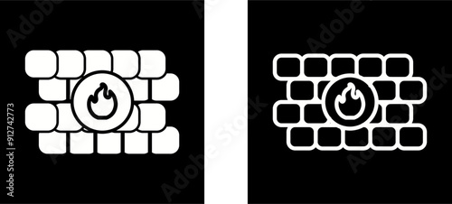 FireWall Vector Icon