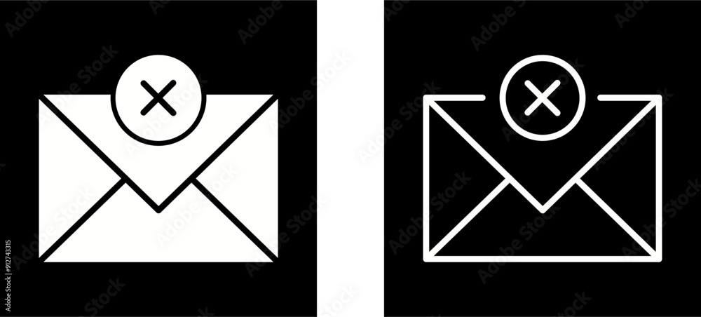 Send Failed Vector Icon Send Failed Vector Icon