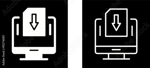 Down Vector Icon