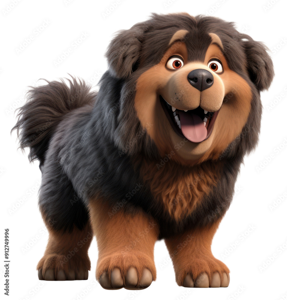 Fototapeta premium PNG Cartoon mammal animal pet.