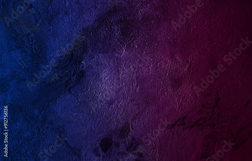 Purple and Blue Gradient Wall Background