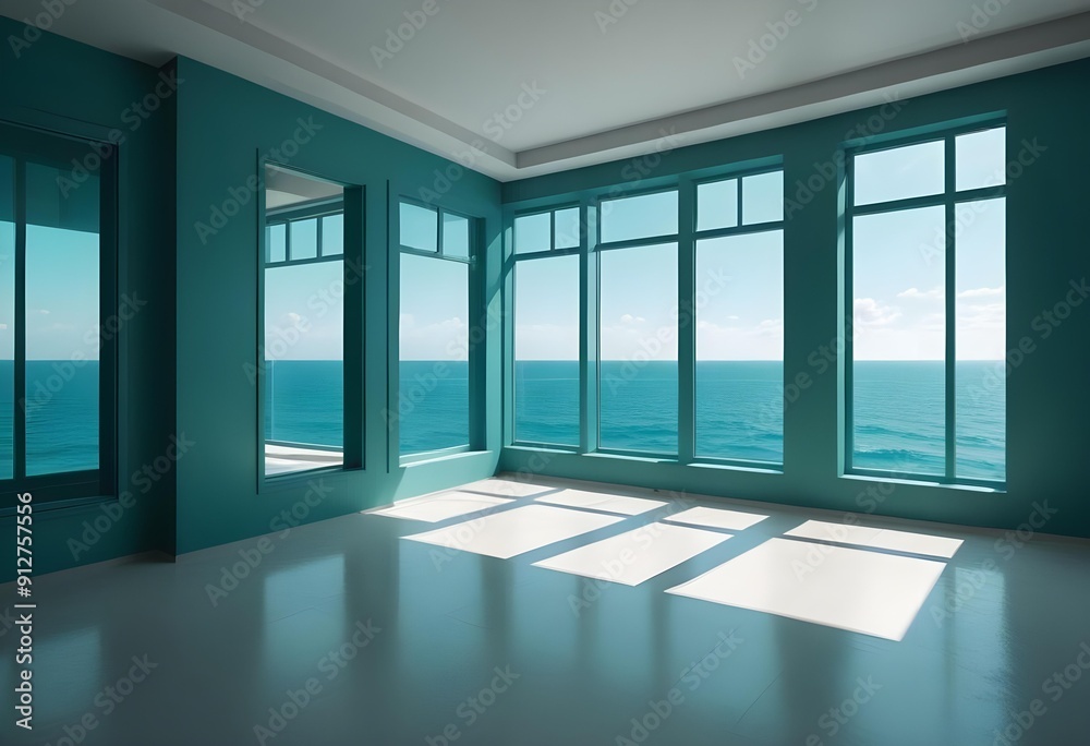 Photo modern style interior room 3d illustration