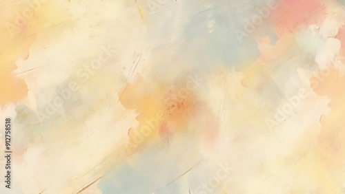 Abstract grunge paint wall pattern with expressionism elements vector. Fine art print impressionism style abstraction.