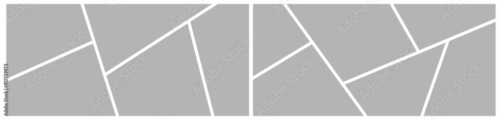 Pictures or photos frame collage. comics page grid layout abstract photo frames and digital photo wall template Pictures or photos frame collage. comics page grid layout abstract photo frames and digital photo wall template
