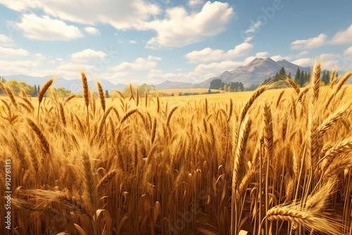 Rustic Charm: Capturing the Essence of Wheat Fields