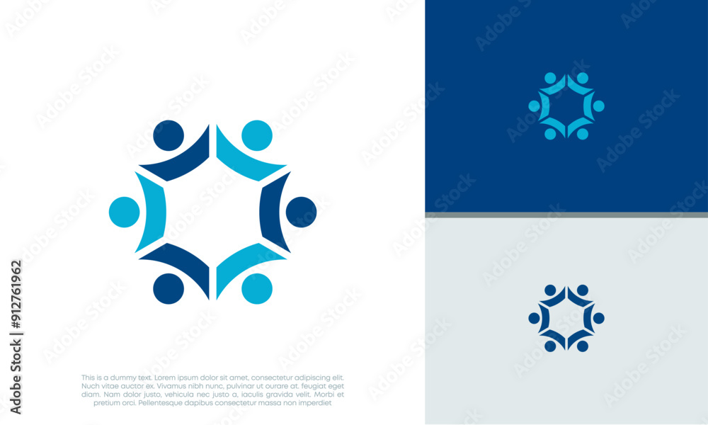 Human Resources Consulting Company, Global Community Logo.	