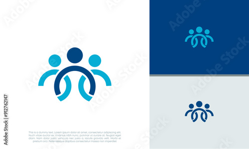 Human Resources Consulting Company, Global Community Logo.	