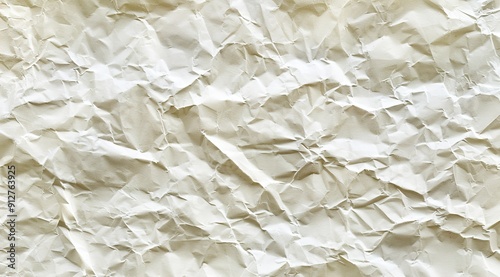 white crumpled paper
