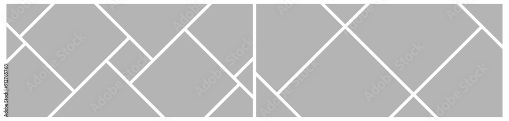 Pictures or photos frame collage. comics page grid layout abstract photo frames and digital photo wall template