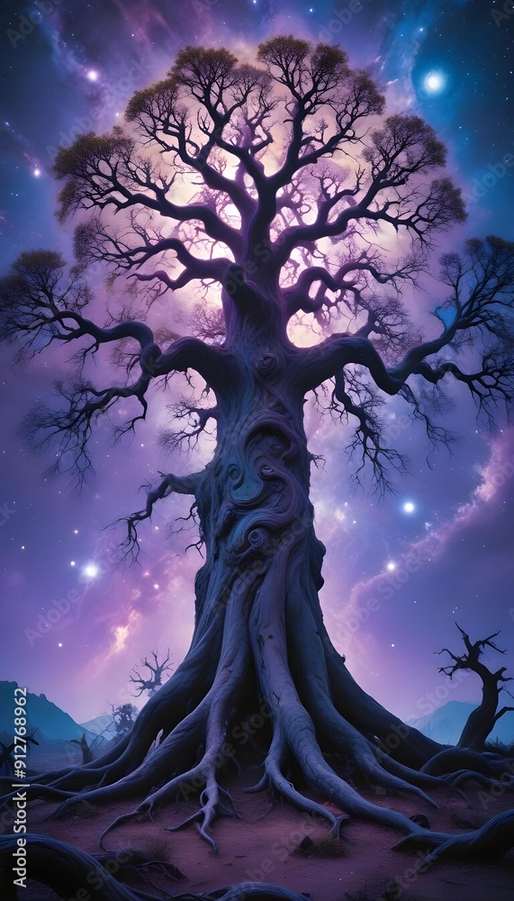 Horror An enormous Eldritch Tree with branches that generate galaxies and a trunk that sustains the Chaos Universe Horror An enormous Eldritch Tree with branches that generate galaxies and a trunk that sustains the Chaos Universe