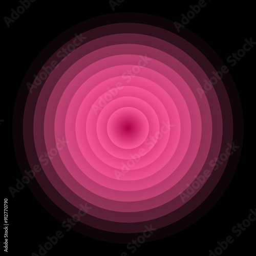 Circle halftone background. Pink color circle with opacity vector design
