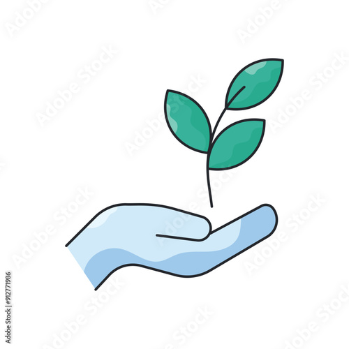Go Green vector icon