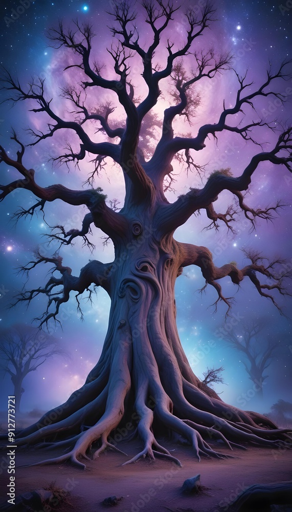 Horror An enormous Eldritch Tree with branches that generate galaxies and a trunk that sustains the Chaos Universe Horror An enormous Eldritch Tree with branches that generate galaxies and a trunk that sustains the Chaos Universe