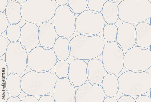 Obraz na płótnie Sea stone stylish pattern with blue and beige color w salonie