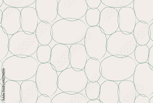 Obraz na płótnie Sea stone stylish pattern with green and beige color w salonie
