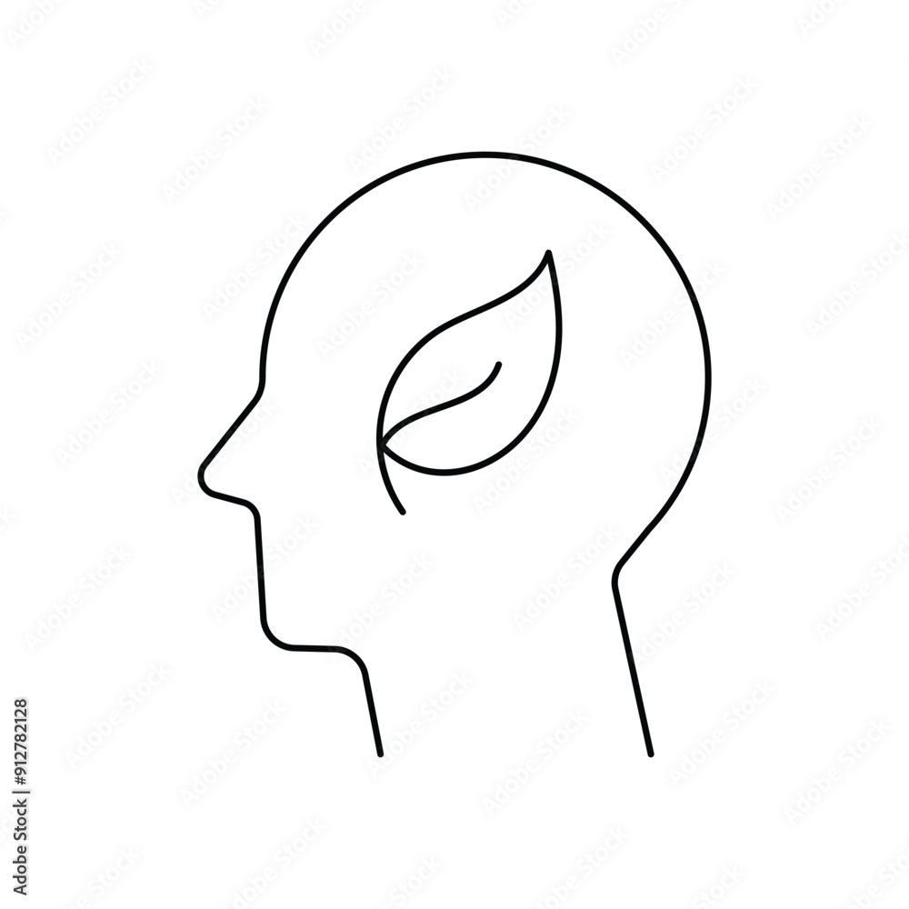 Think Green vector icon Think Green vector icon