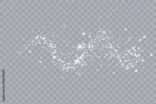 Design element for kitchen, bakery, advertising, video. Powdered sugar png explosion or splash, falling flour, salt powder falling gently. Top view 3d effect