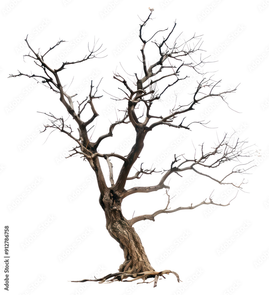 PNG Bare tree isolated white background PNG Bare tree isolated white background