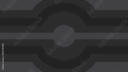 Abstract dark black Geometric banner design background.