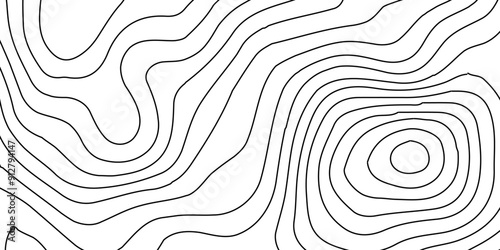 White wave paper curved reliefs abstract background,Line topography map contour background, geographic grid.paper texture Imitation of a geographical map shades ,
