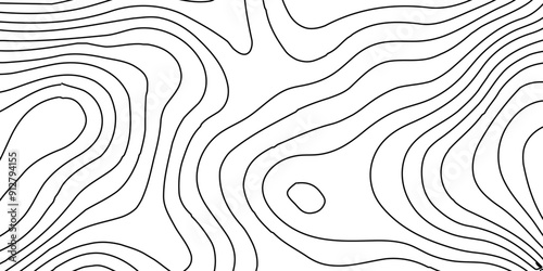 White wave paper curved reliefs abstract background,Line topography map contour background, geographic grid.paper texture Imitation of a geographical map shades ,