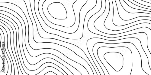 White wave paper curved reliefs abstract background,Line topography map contour background, geographic grid.paper texture Imitation of a geographical map shades ,